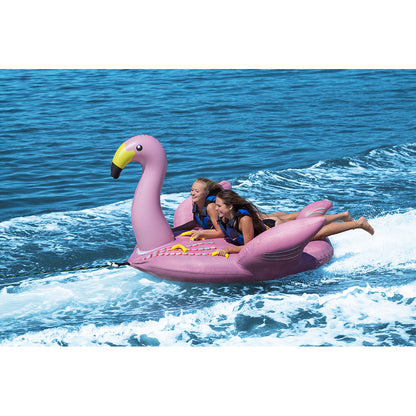 Solstice Watersports 1-2 Rider Lay-On Flamingo Towable [22302]
