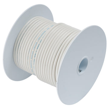 Ancor White 18 AWG Tinned Copper Wire - 100' [100910]