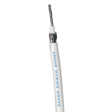 Ancor RG 8X White Tinned Coaxial Cable - 250 [151525] - Wire