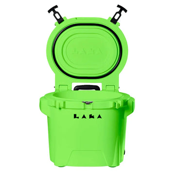 LAKA Coolers 30 Qt Cooler w/Telescoping Handle Wheels - Lime