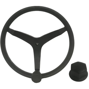 Uflex - V46 - 13.5 Stainless Steel Steering Wheel w/Speed