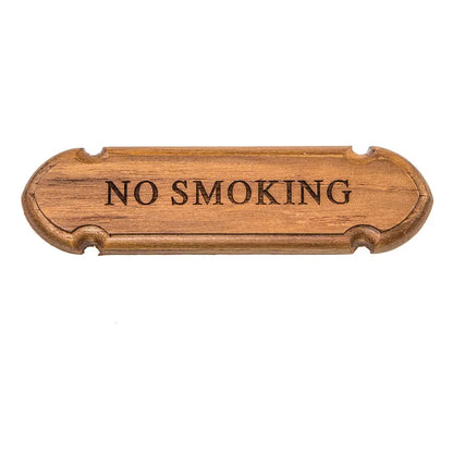 Whitecap Teak No Smoking Name Plate [62672] - Deck / Galley