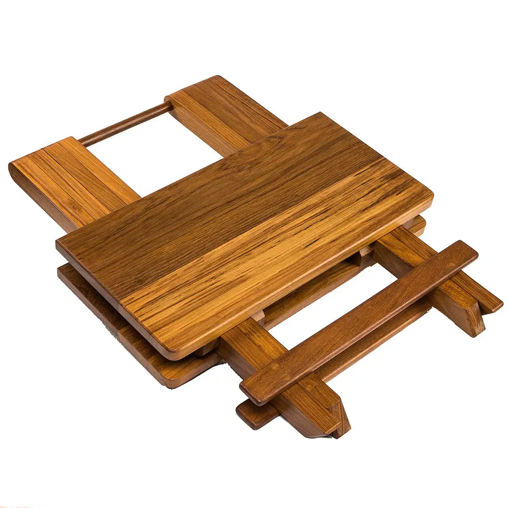 Whitecap Teak Solid Top Fold Away Table [60031] - Deck /