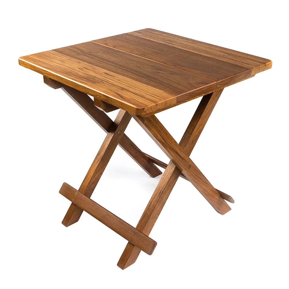 Whitecap Teak Solid Top Fold Away Table [60031] - Deck /